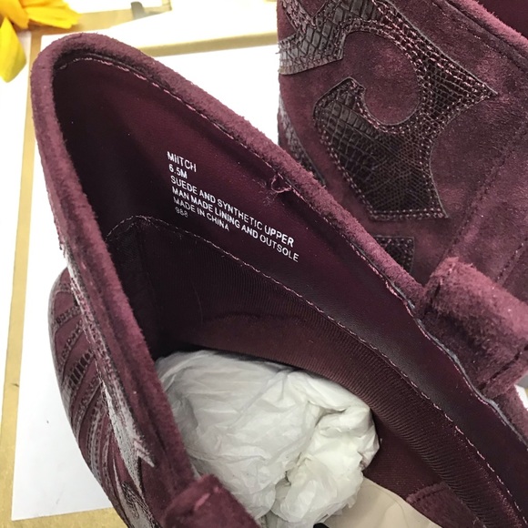 Steven STEVE MADDEN |  Mitch Wine Suede Western Boots - Picture 12 of 16